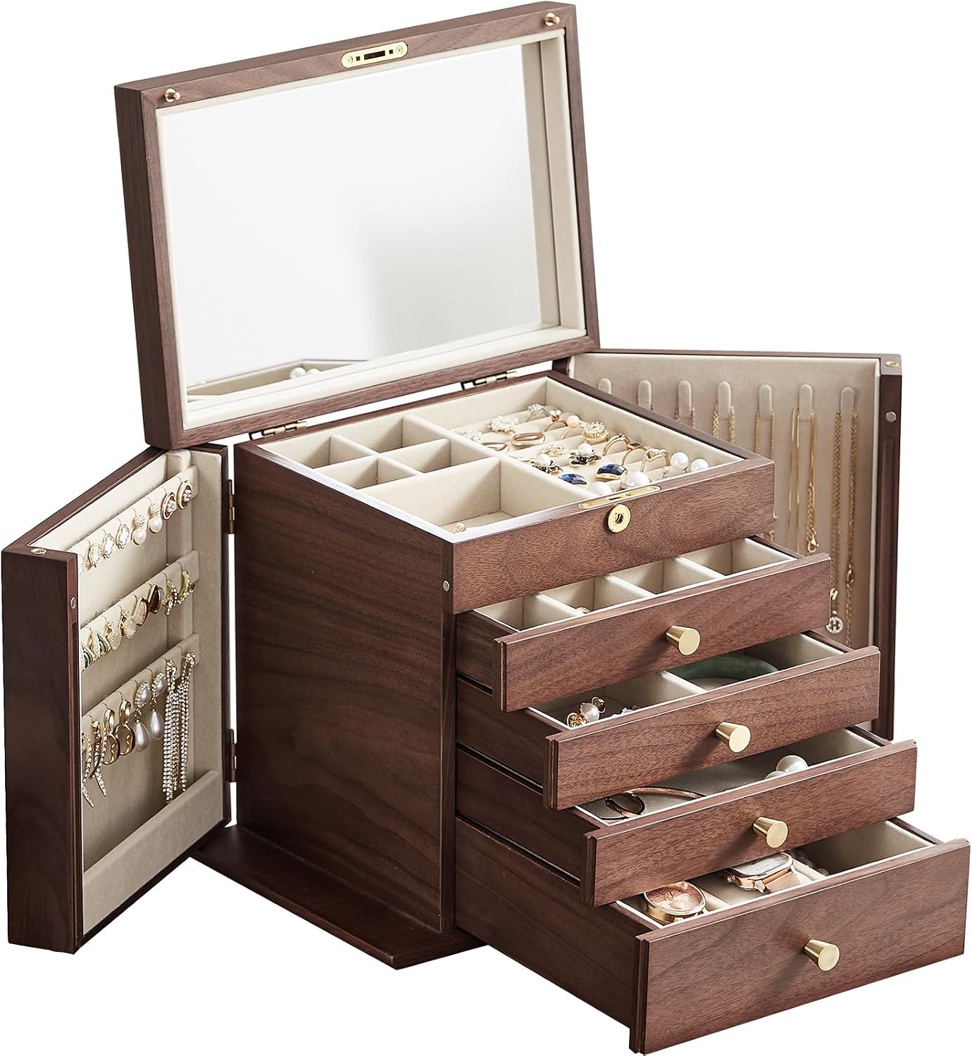 Walnut Finish Wooden - Hình 10
