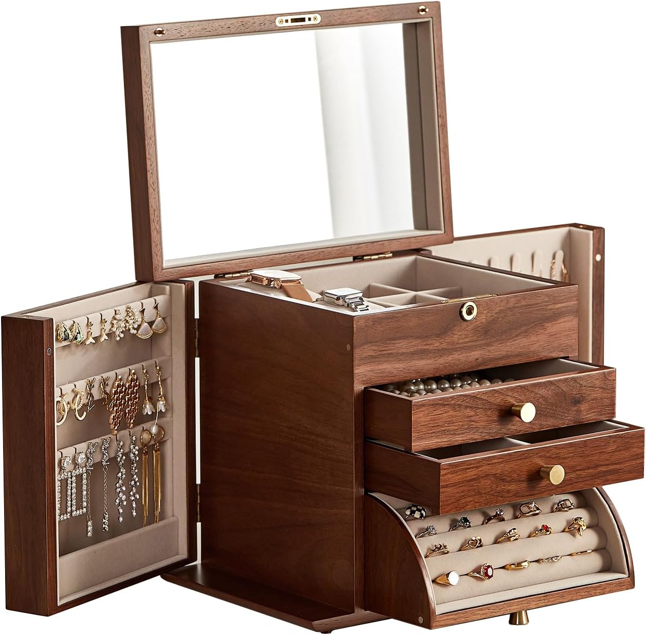 Walnut Finish Wooden - Hình 13