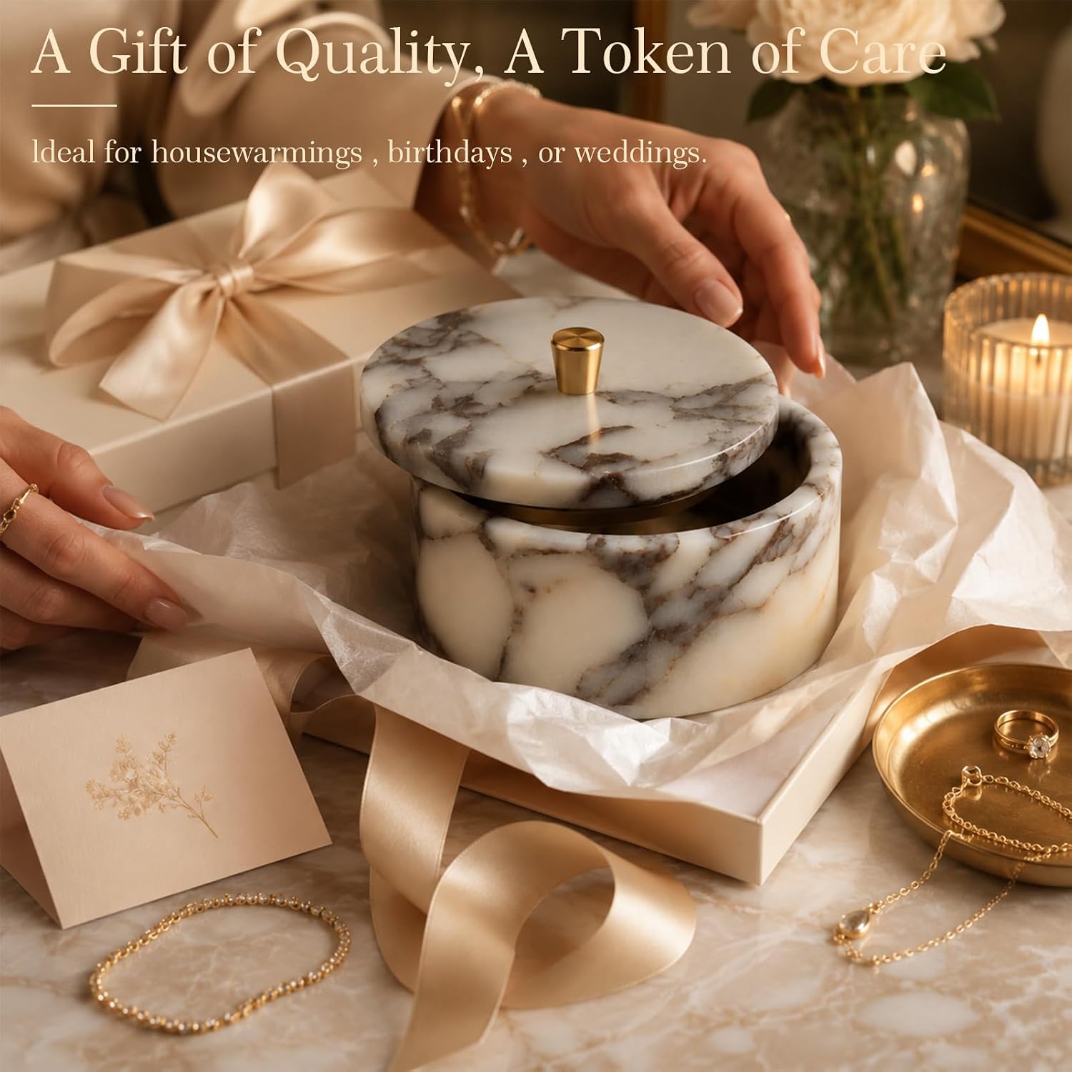 Round Marble Jewellery - Hình 7