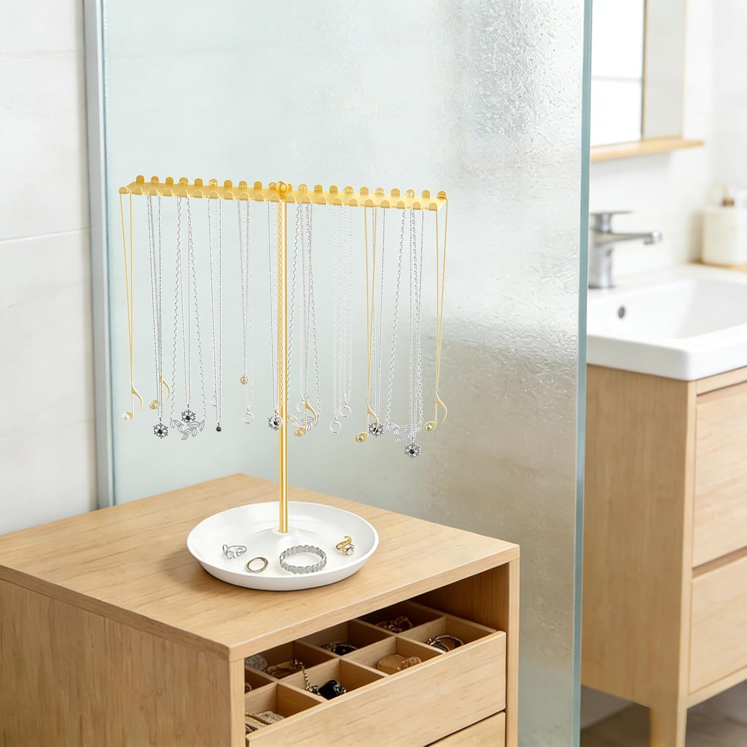 Metal Necklace Display - Hình 8