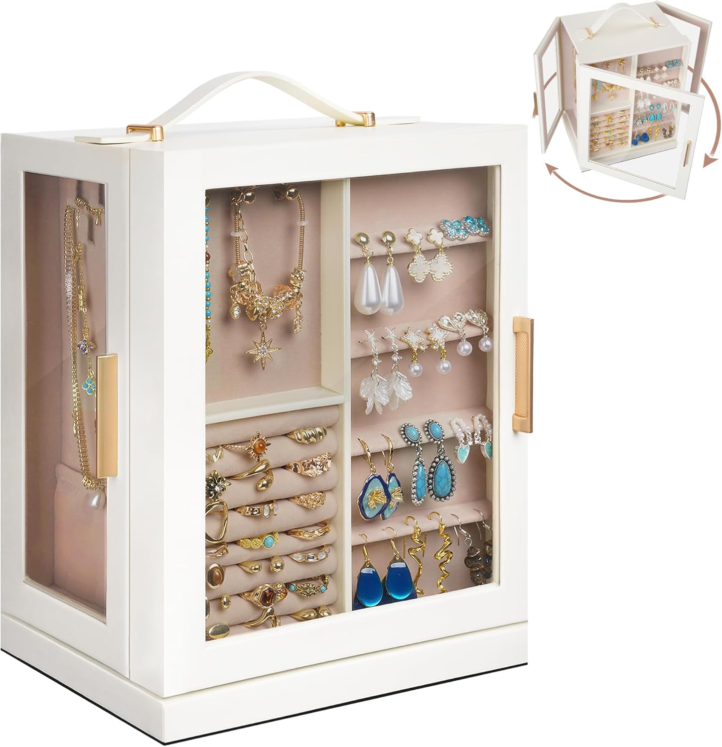Rotating Jewellery Organiser - Hình 9