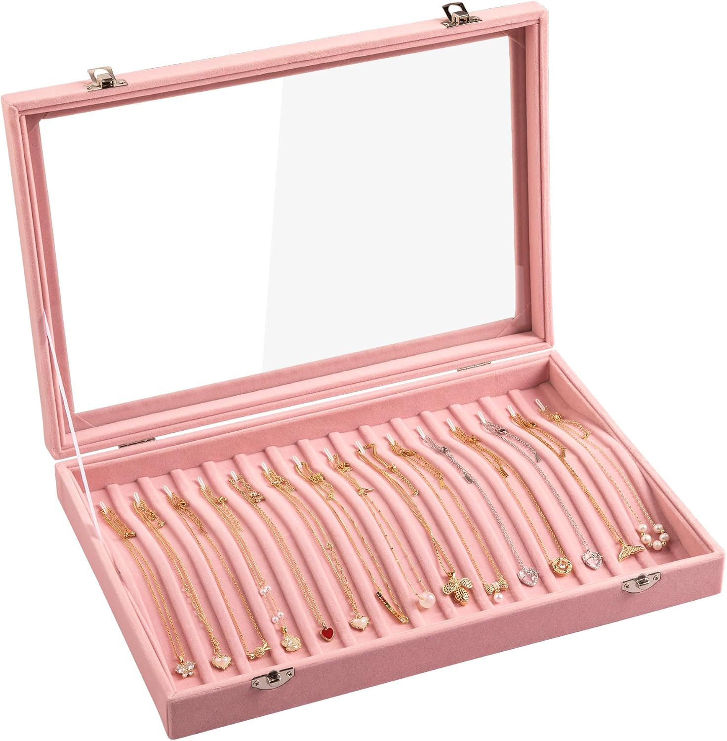 Velvet Necklace Holder - Hình 11