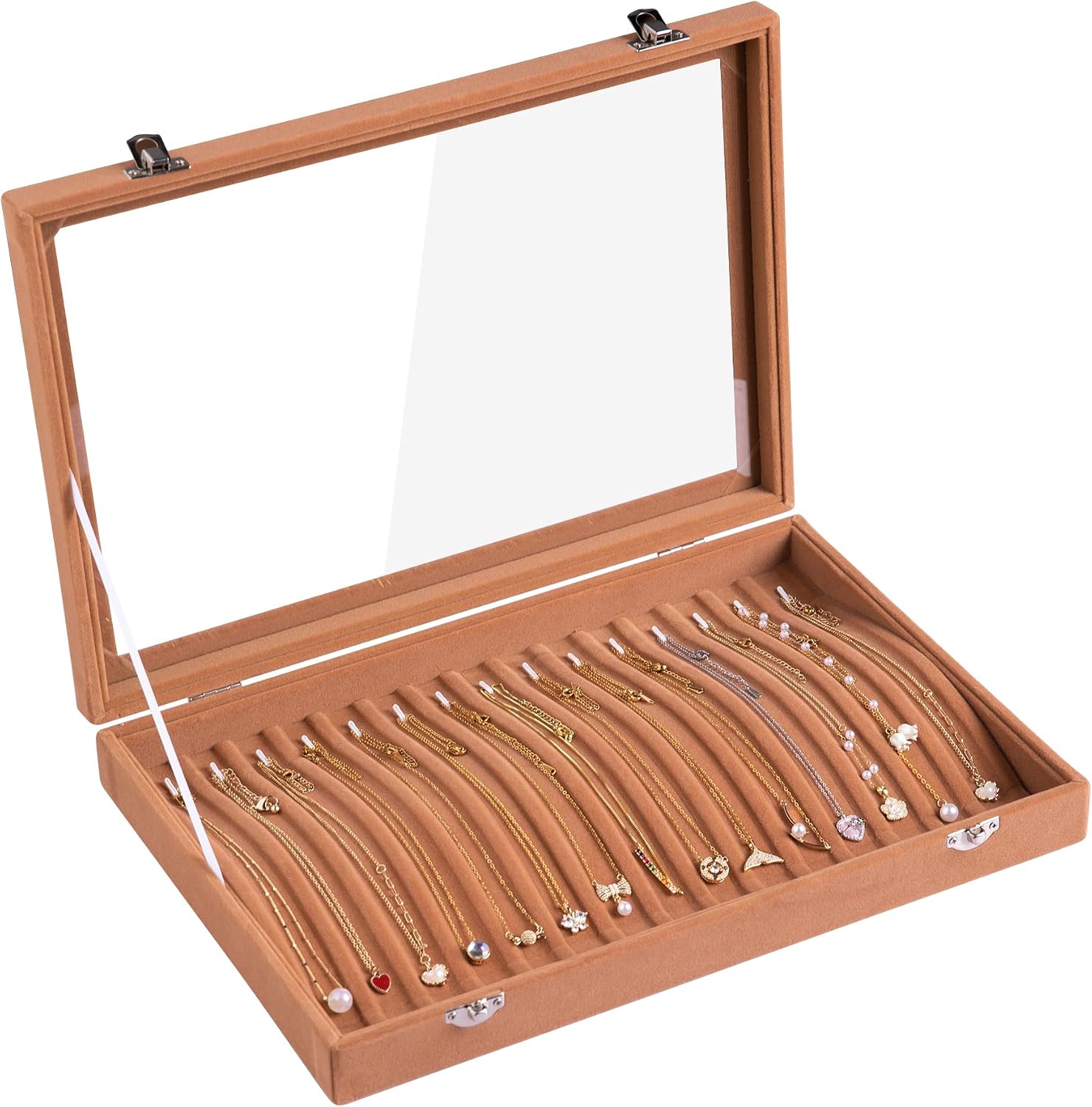 Velvet Necklace Holder - Hình 12