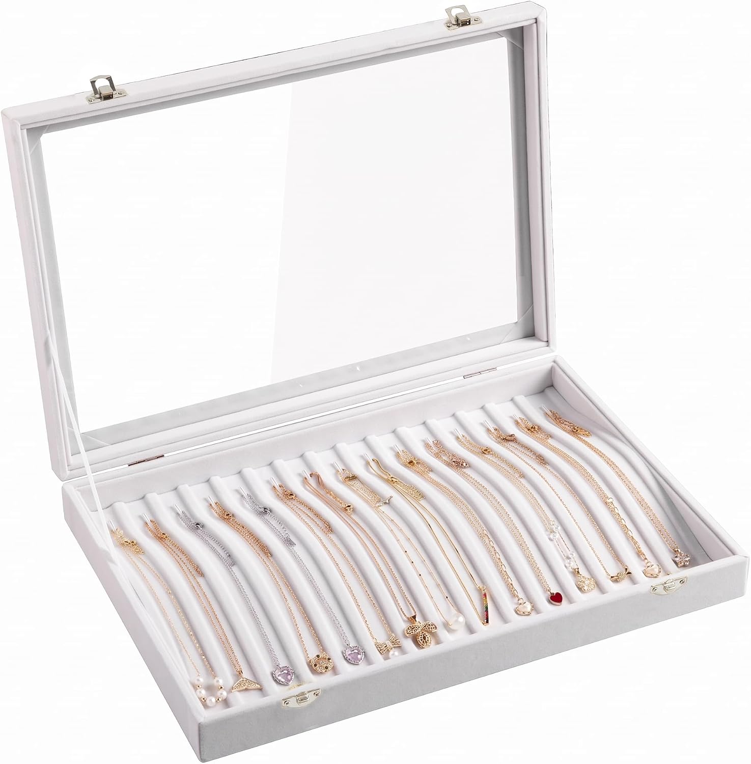 Velvet Necklace Holder - Hình 16